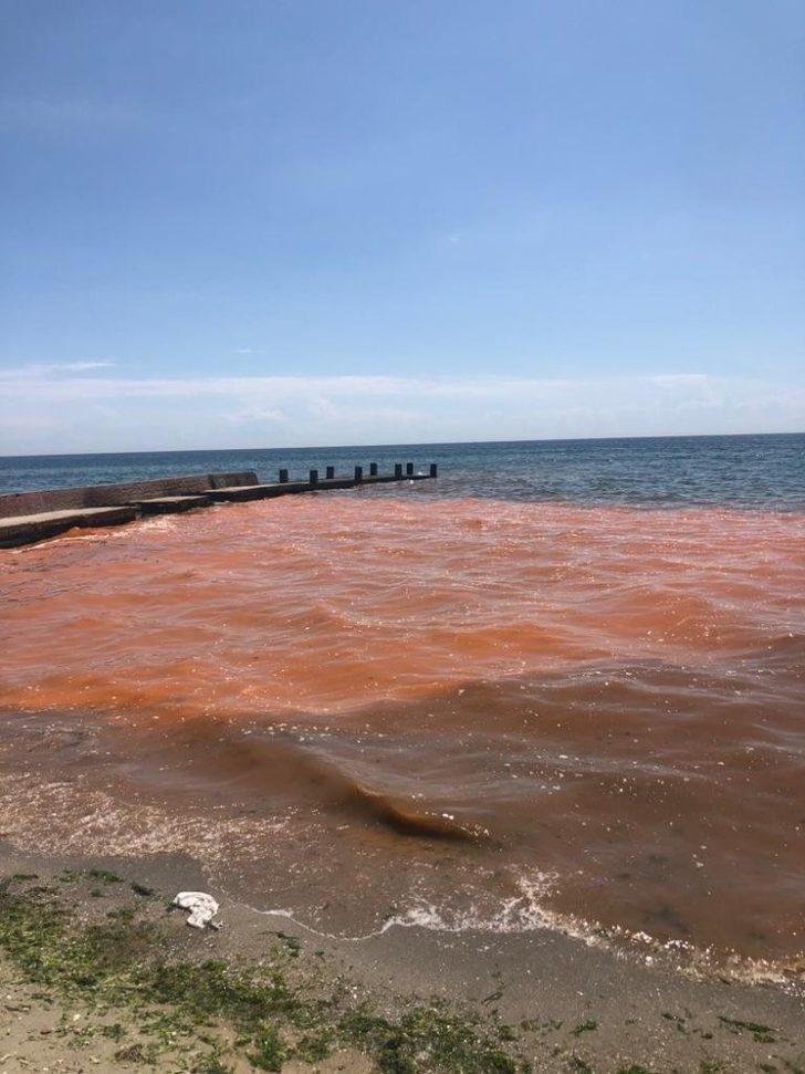 Silivri’de deniz kızıla büründü G4