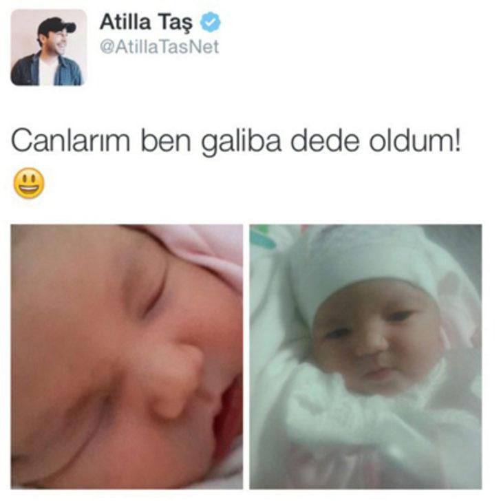Atilla Taş dede oldu G4