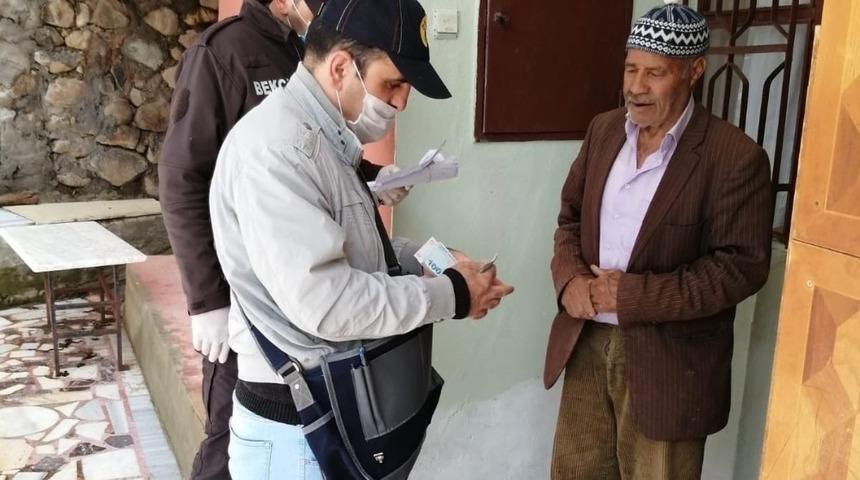 Bing&ouml;l&rsquo;de yaşlı ve engelli aylıkları evlerde &ouml;deniyor