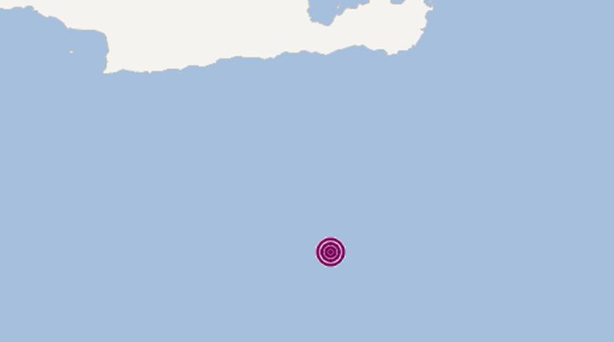 Son dakika: Girit Adası a&ccedil;ıklarında 6.4 b&uuml;y&uuml;kl&uuml;ğ&uuml;nde deprem