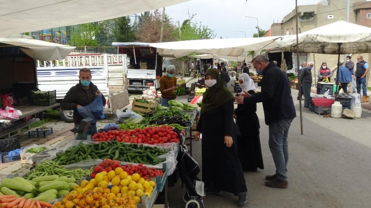 Korona vir&uuml;sten dolayı 15 g&uuml;n kurulmayan pazar yeniden a&ccedil;ıldı