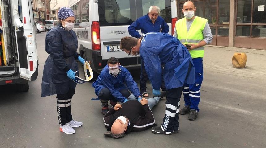 Minib&uuml;s yayaya &ccedil;arptı