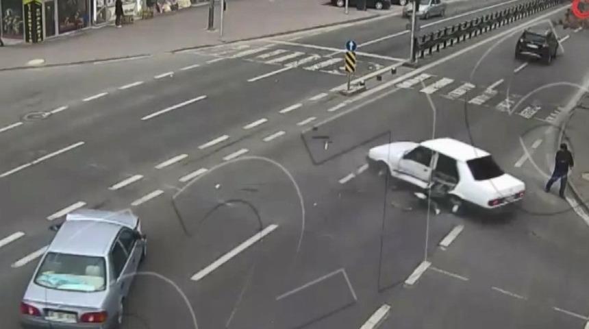 Ani refleks g&ouml;sterdi hayatı kurtuldu