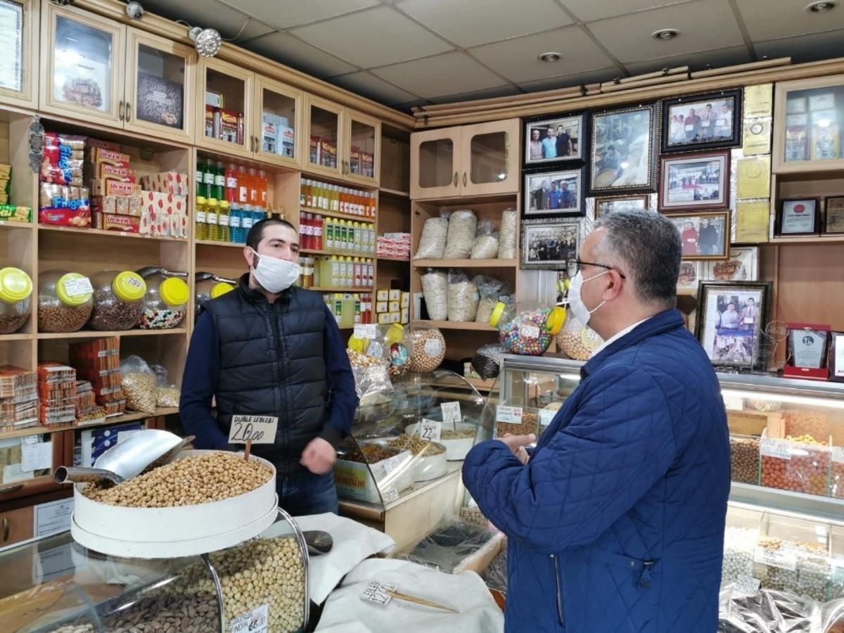 Ahlatcı&rsquo;nın esnaf ziyaretleri s&uuml;r&uuml;yor