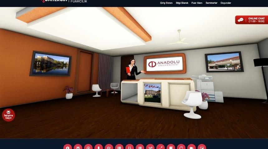 Anadolu &Uuml;niversitesi, T&uuml;rkiye&rsquo;nin ilk sanal eğitim fuarında aday &ouml;ğrencilerle buluşuyor