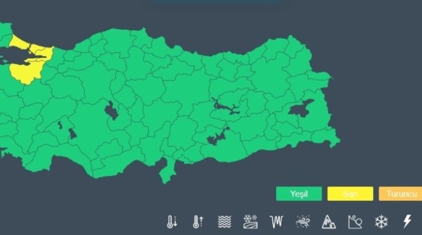 Meteorolojiden Bursa’ya ’sarı’ uyarı