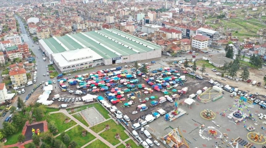 Pazaryerinde sosyal mesafe tedbiri