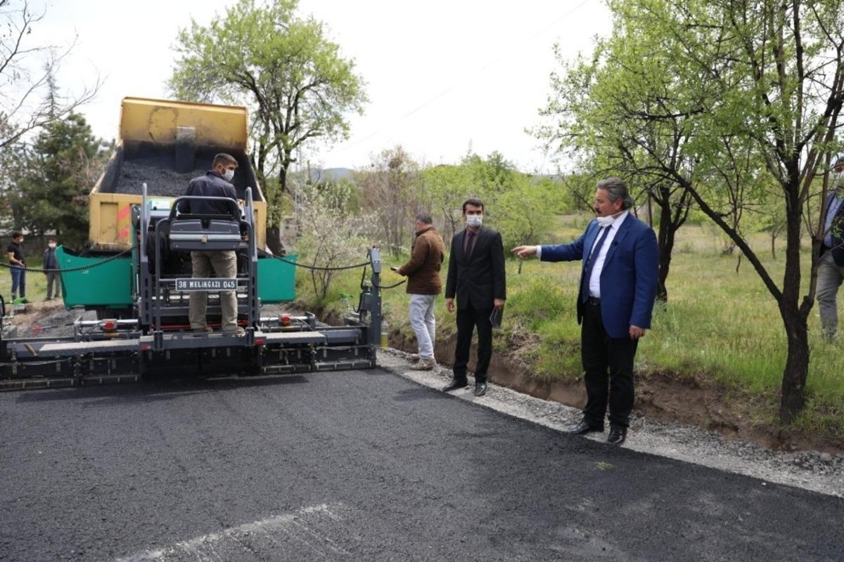 Melikgazi Eğribucak&rsquo;ta 5 sokakta &ccedil;alışma yaptı