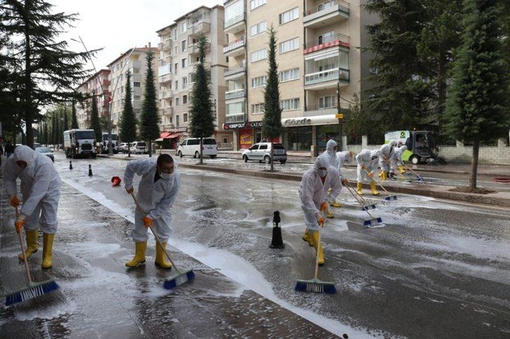Ereğli cadde ve sokakları dezenfekte edildi G4