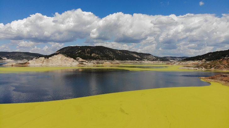 Baraj göleti üzerinde tedirgin eden görüntü G1