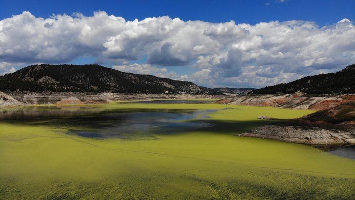 Baraj göleti üzerinde tedirgin eden görüntü G2