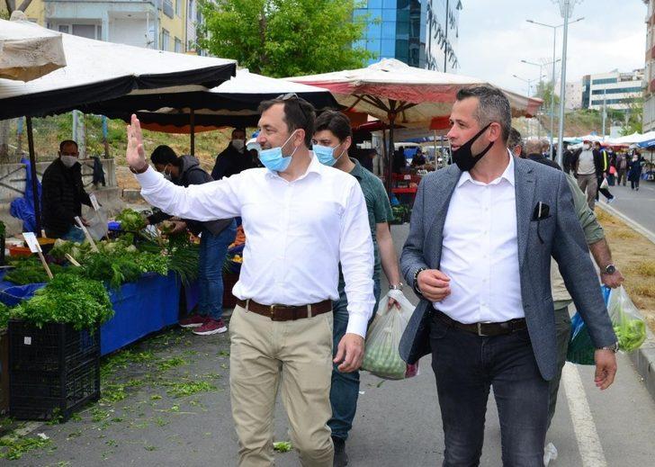 Başkan Yüksel, pazarcı esnafını ziyaret etti G2