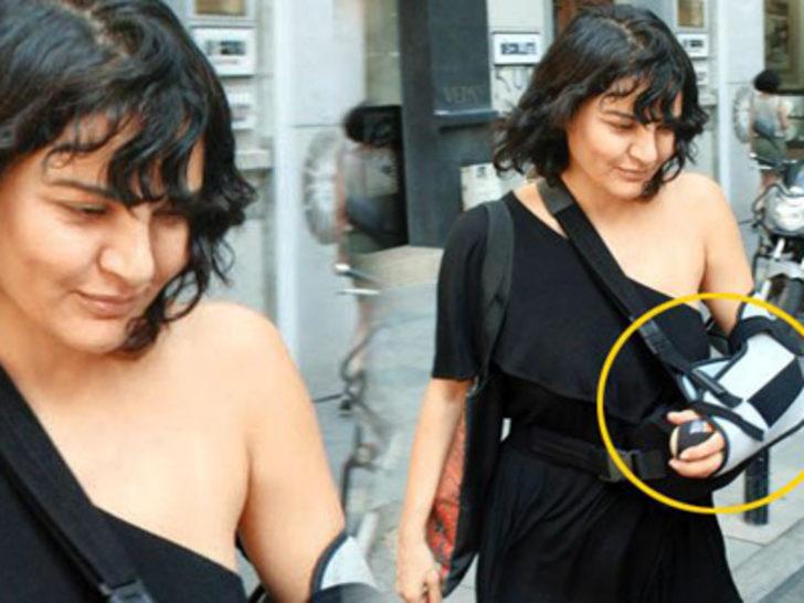 Göksel kolunu incitti G1