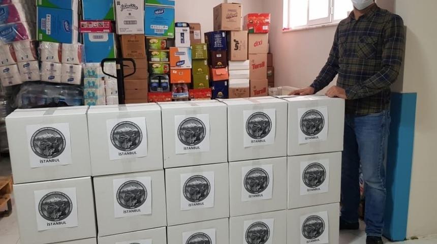 İstanbul Gen&ccedil; Gazililer Derneği gıda kolilerini ihtiya&ccedil; sahiplerine ulaştırdı