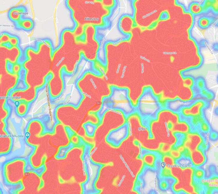 İstanbul'un güncel koronavirüs haritası yayınlandı! İşte yüksek riskli 49 mahalle G4