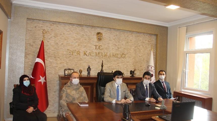 İspir&rsquo;de Korona tedbirleri değerlendirildi