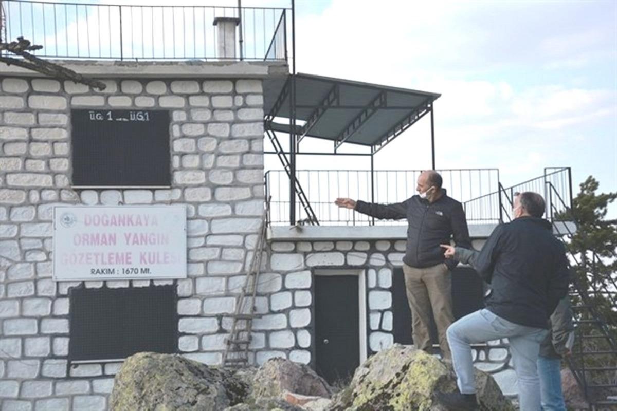 M&uuml;d&uuml;r Keskin: "K&uuml;tahya&rsquo;da 33 Yangın G&ouml;zetleme Kulesi bulunuyor"