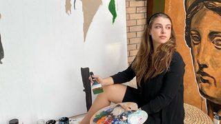 Gamze Erçel kendini sanata adadı