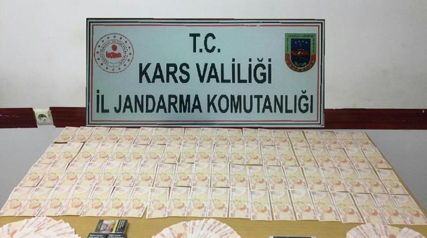 Kars&rsquo;ta 360 adet sahte 50 lira ele ge&ccedil;irildi