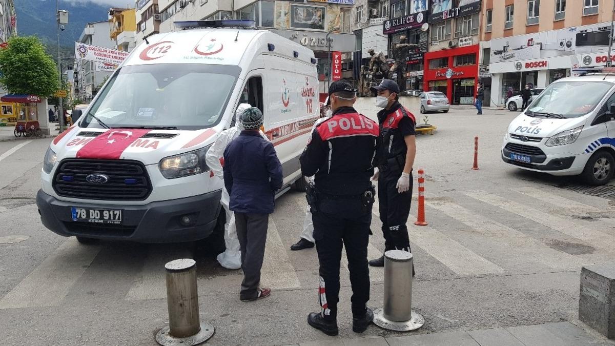 Karantina altındaki k&ouml;yden ka&ccedil;tı, polislere yakalandı