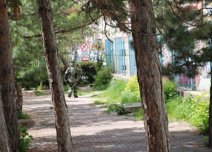 Hastane bahçesinde bond çanta alarmı G5