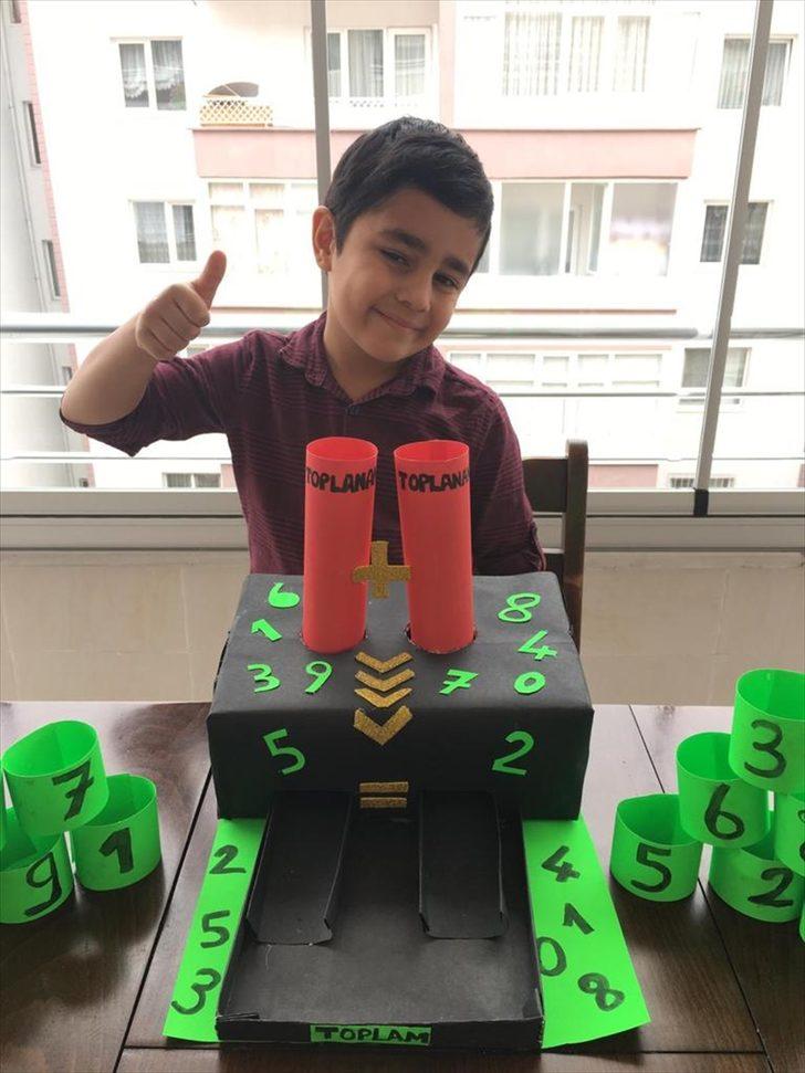 Amasya'da ilkokul öğrencileri evde bilimsel etkinlikler gerçekleştiriyor G2