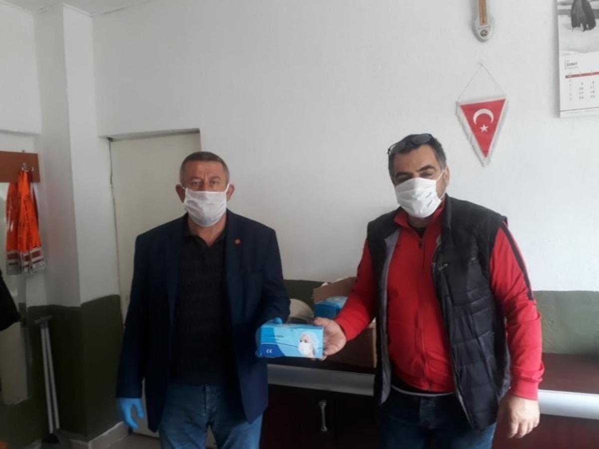 Balıkesir ASKF&rsquo;den maske desteği