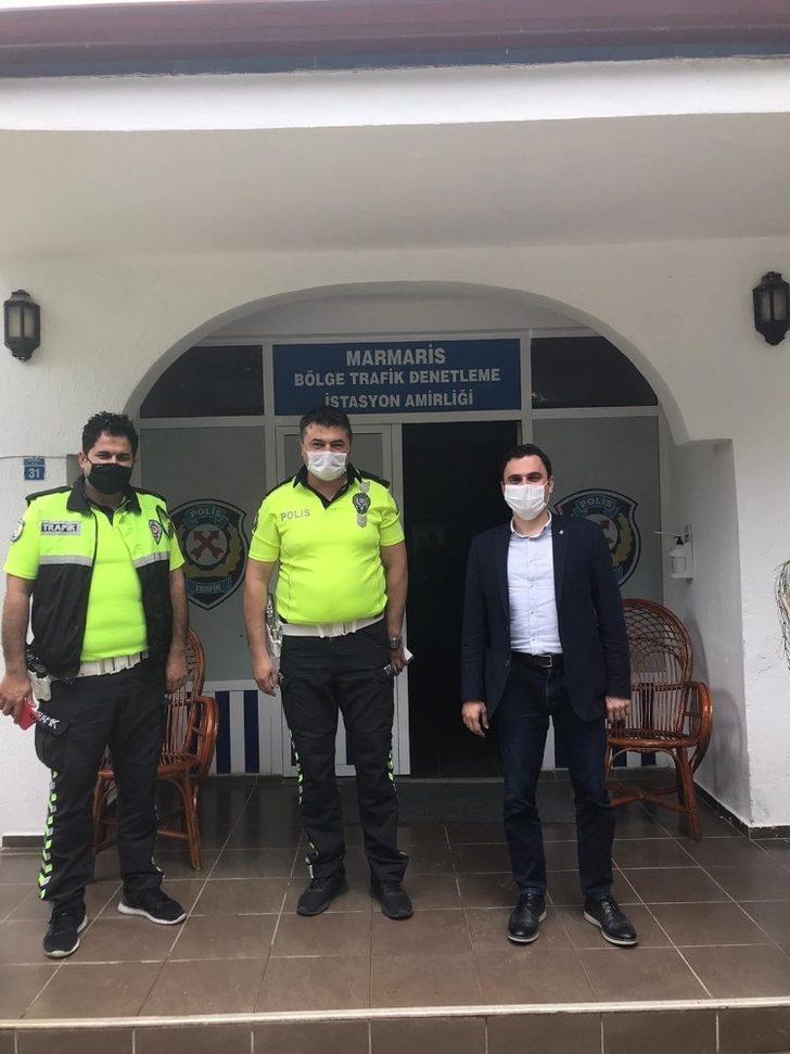 Marmaris AK Parti İlçe Başkanından Trafik Haftası kutlaması G3