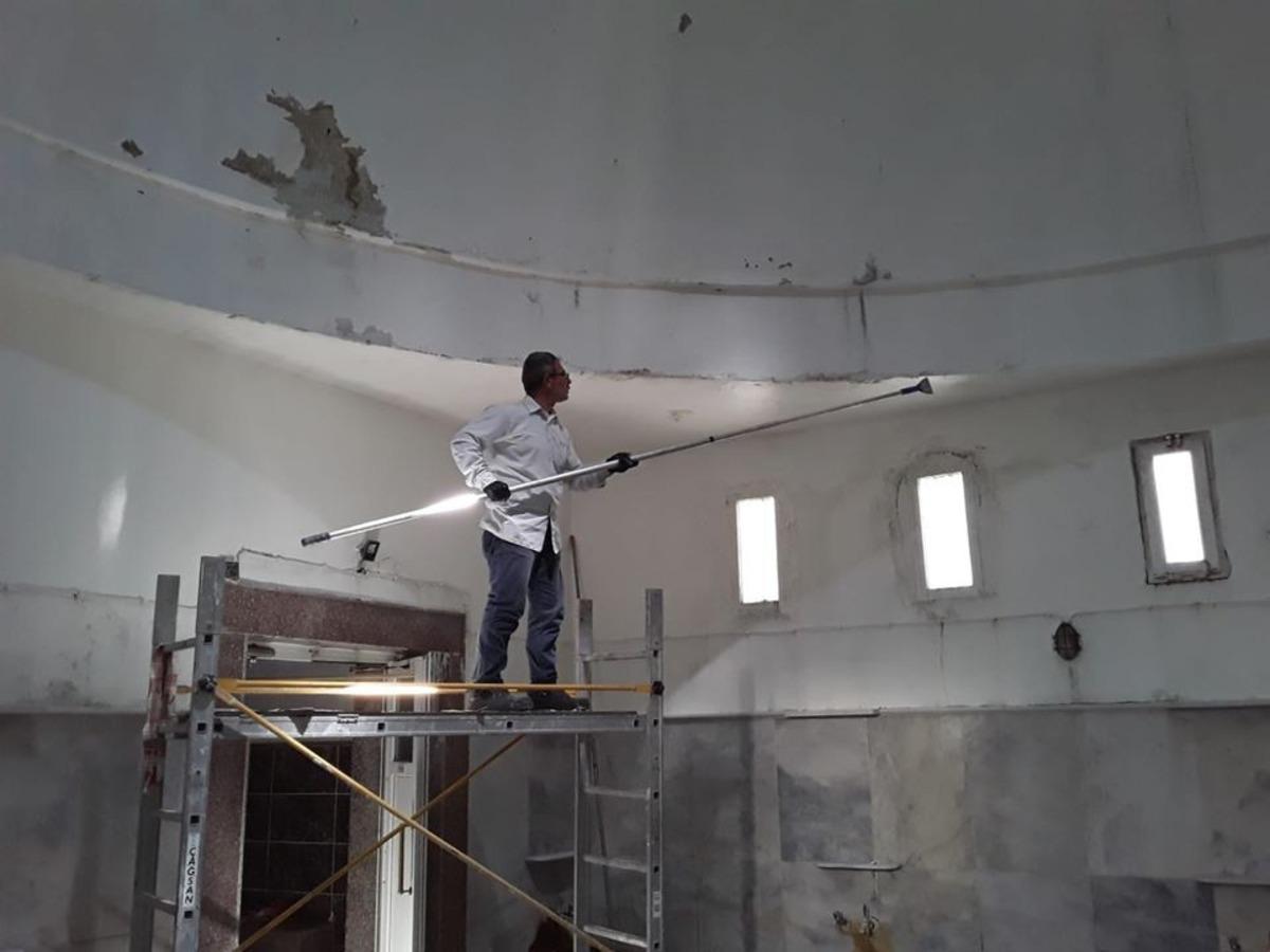 Hamamlarda bakım ve onarım &ccedil;alışması