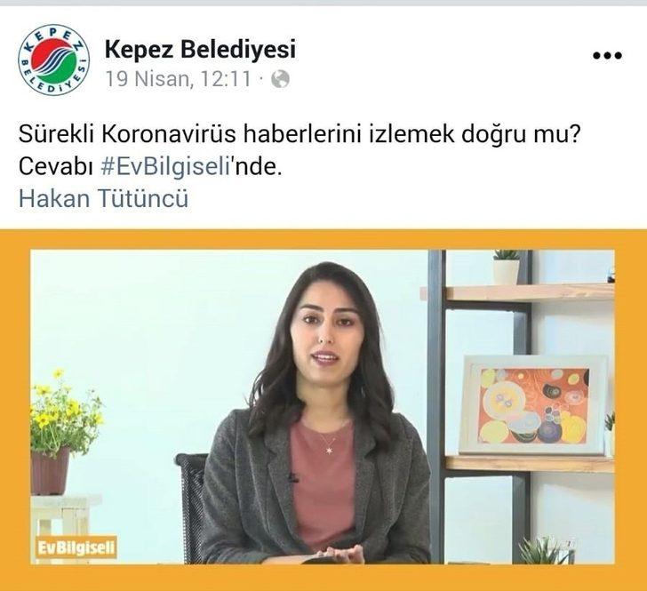 Pandemi döneminde Kepez’den psikolojik destek G3