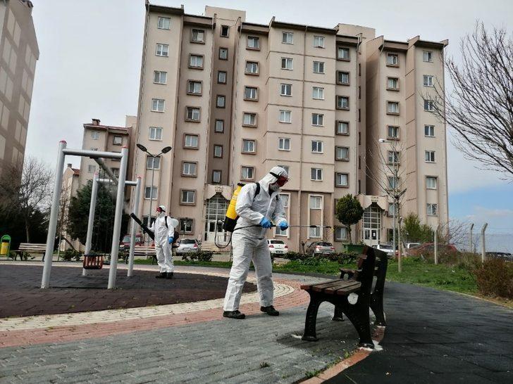 1 haftada 381 park ve yeşil alan dezenfekte edildi G1