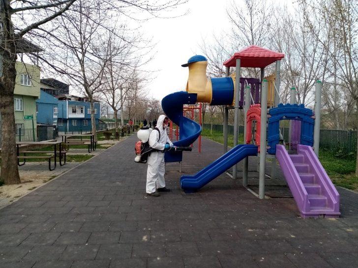 1 haftada 381 park ve yeşil alan dezenfekte edildi G2