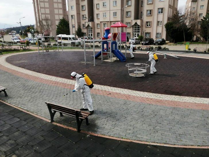 1 haftada 381 park ve yeşil alan dezenfekte edildi G3