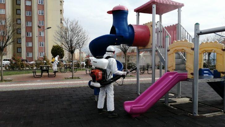 1 haftada 381 park ve yeşil alan dezenfekte edildi G4