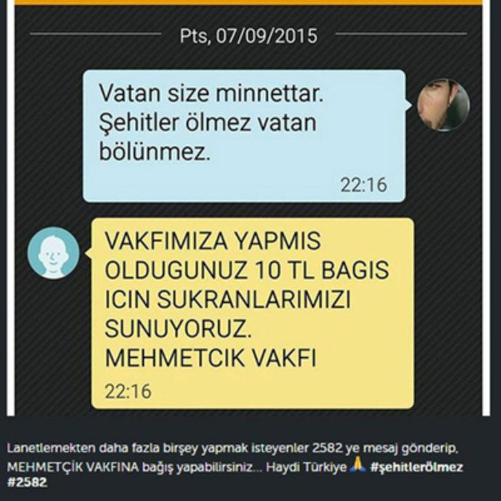 Ünlülerden Mehmetçik Vakfı'na bağış yağdı G4