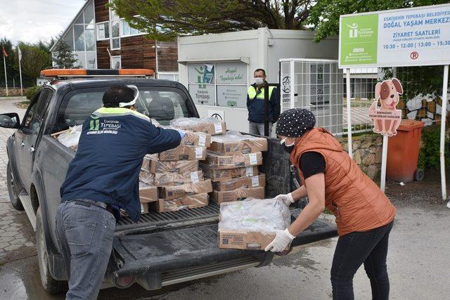 Hibe hindi etleri hayvanseverler aracılığıyla sokak hayvanlarına ulaştırıldı 1