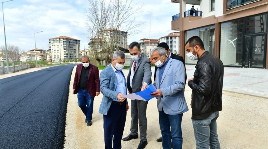 Yeşilyurt&rsquo;ta asfalt &ccedil;alışmaları son s&uuml;rat