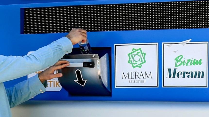 Meram&rsquo;ın d&ouml;rt bir yanına Mobil Atık Getirme &Uuml;niteleri kuruluyor