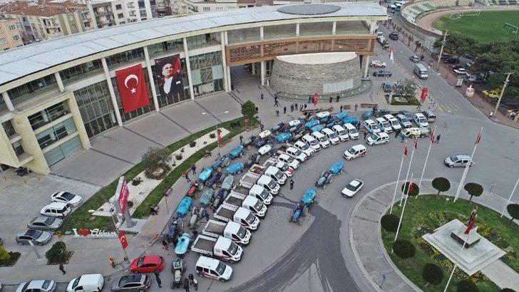 Akhisar’da tüm sokaklar ve karantina bölgeleri dezenfekte ediliyor G2