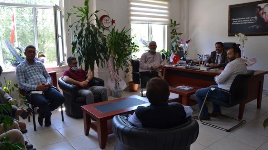 Bigalı muhtarlardan Atmaca&rsquo;ya ziyaret