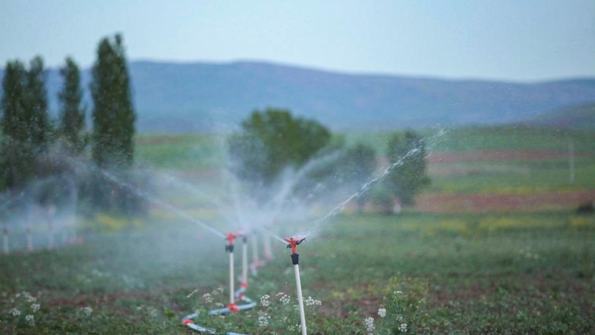 Nevşehir&rsquo;de 76 bin 130 dekar tarım arazisi sulanmaya başlandı