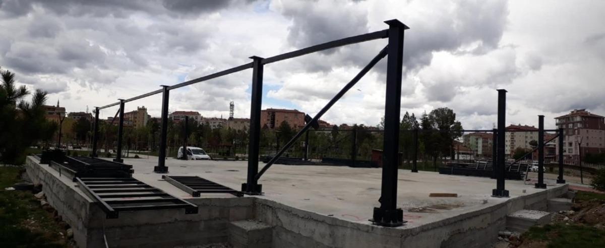 Kentpark&rsquo;ta kafeterya yapımı start aldı