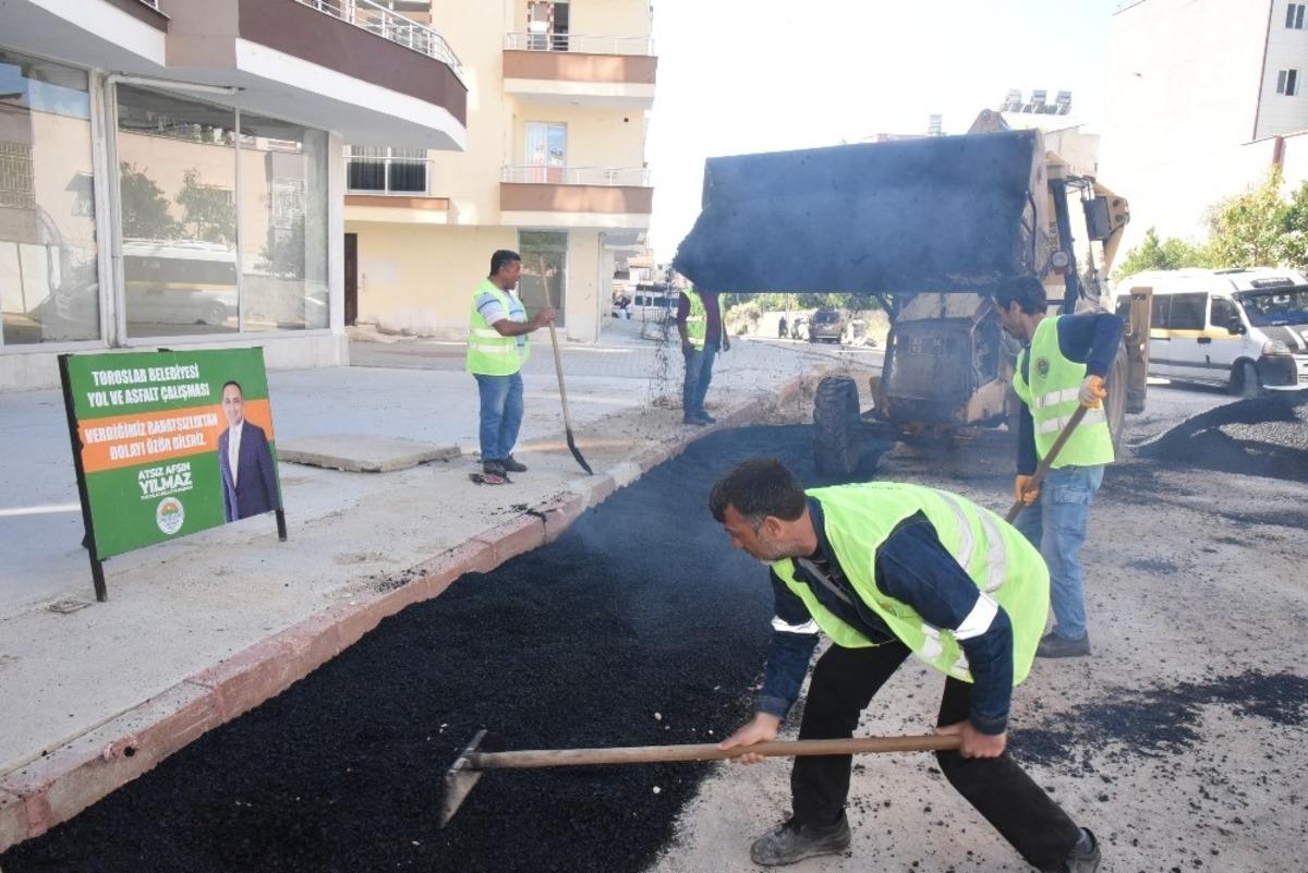 Toroslar&rsquo;da yol &ccedil;alışmaları devam ediyor