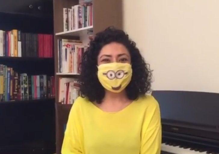 Güzel Sanatlar lisesi öğretmen ve öğrencileri evde sanatlarını boyadıkları maskelerle yapıyor G2