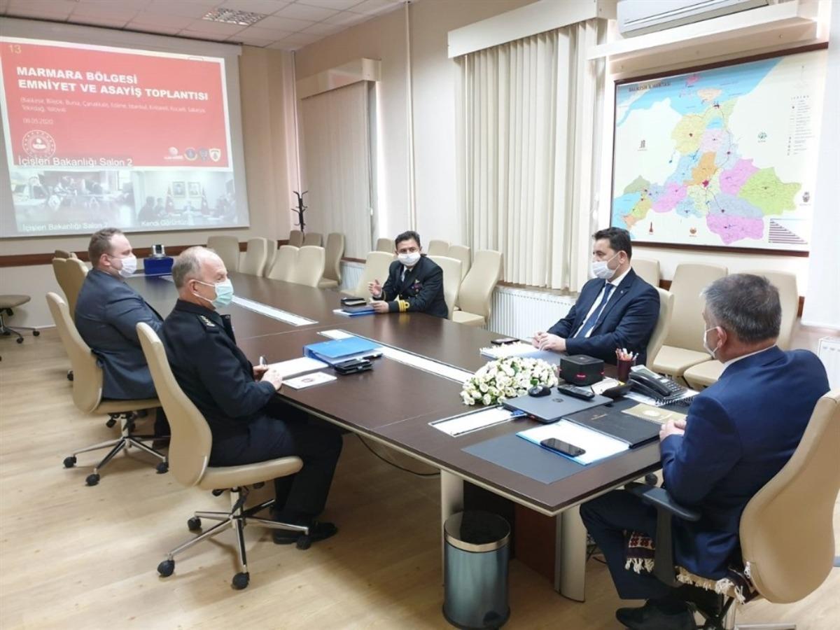Marmara b&ouml;lgesinin emniyet ve asayişi masaya yatırıldı
