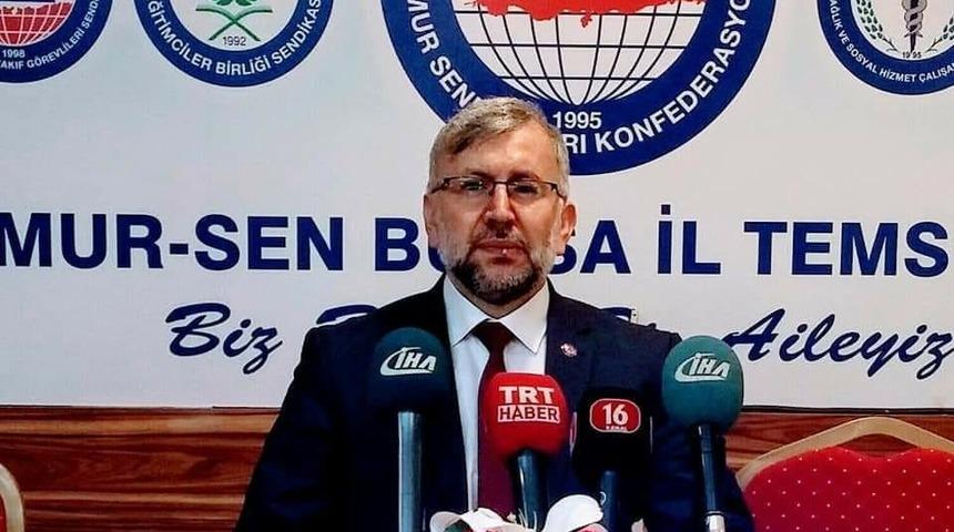 Diyanet-Sen Bursa 1 ve 2 No&rsquo;lu şubelerden meydan a&ccedil;ıklaması