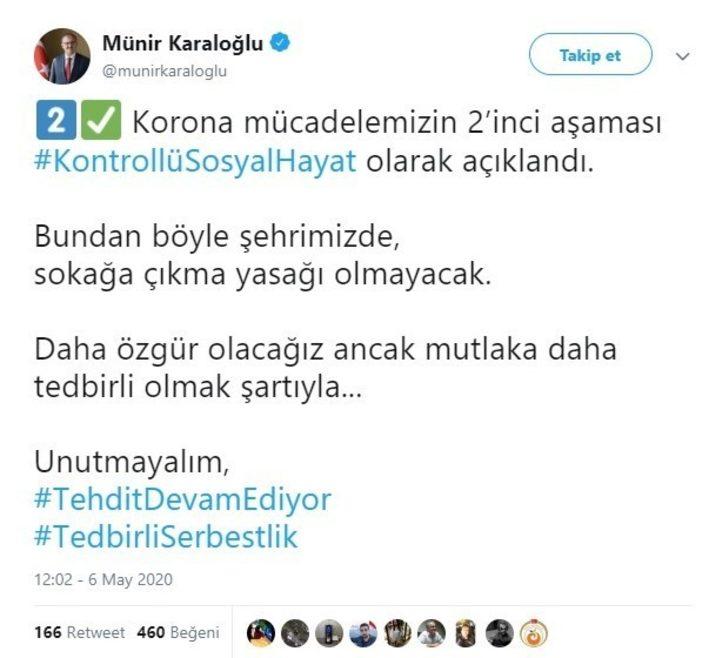 Antalya’da hafta sonu sokağa çıkma kısıtlaması kaldırıldı G3