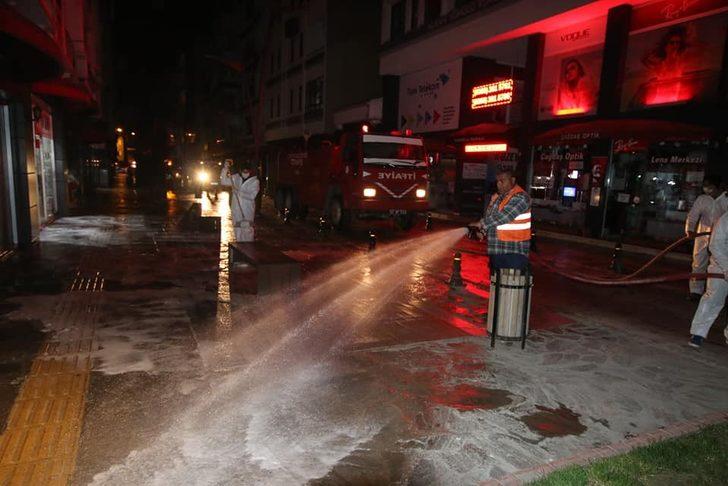 Sinop’ta 7/24 dezenfekte çalışması G3