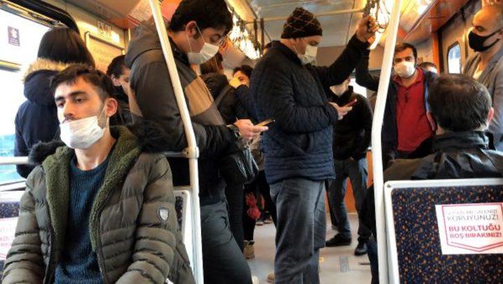 İstanbul'da toplu ulaşımda dikkat çeken yoğunluk G1