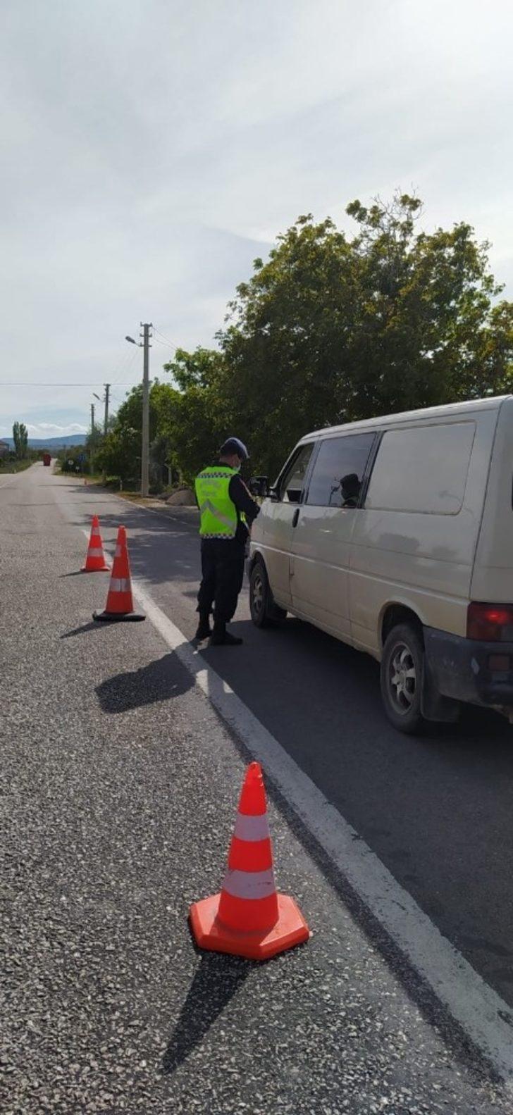 Jandarmadan takograf, yetki belgesi ve tonaj kontrolü G3